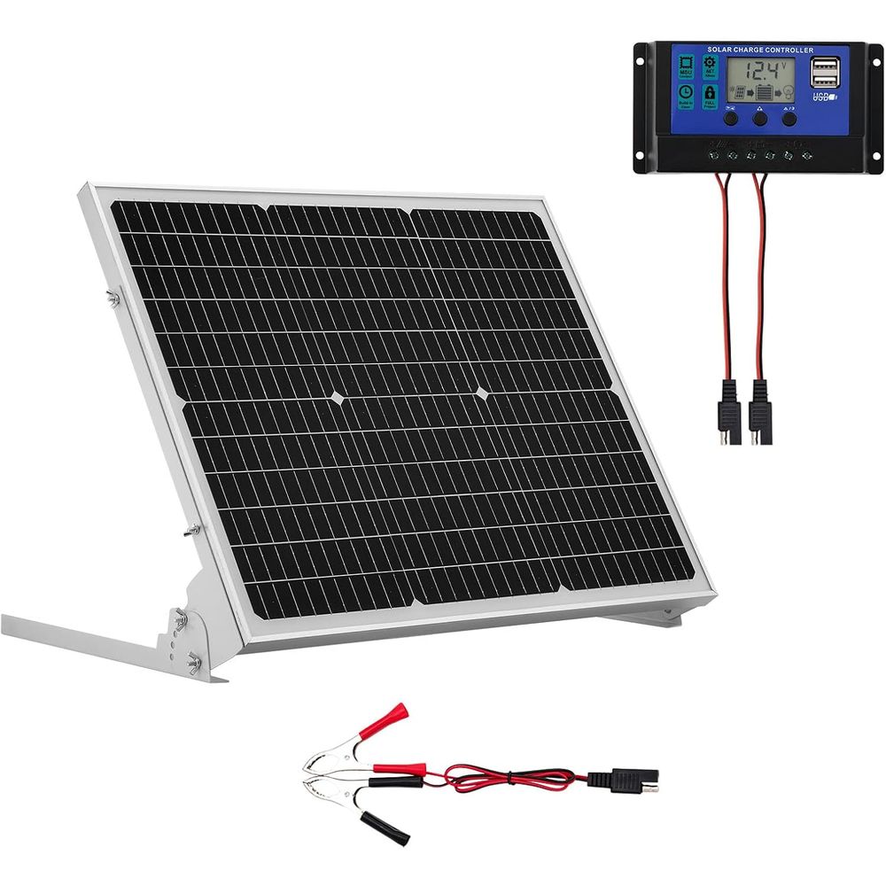 50W 12V Solar Battery Trickle  - đánh giá và giá Solar Panel
