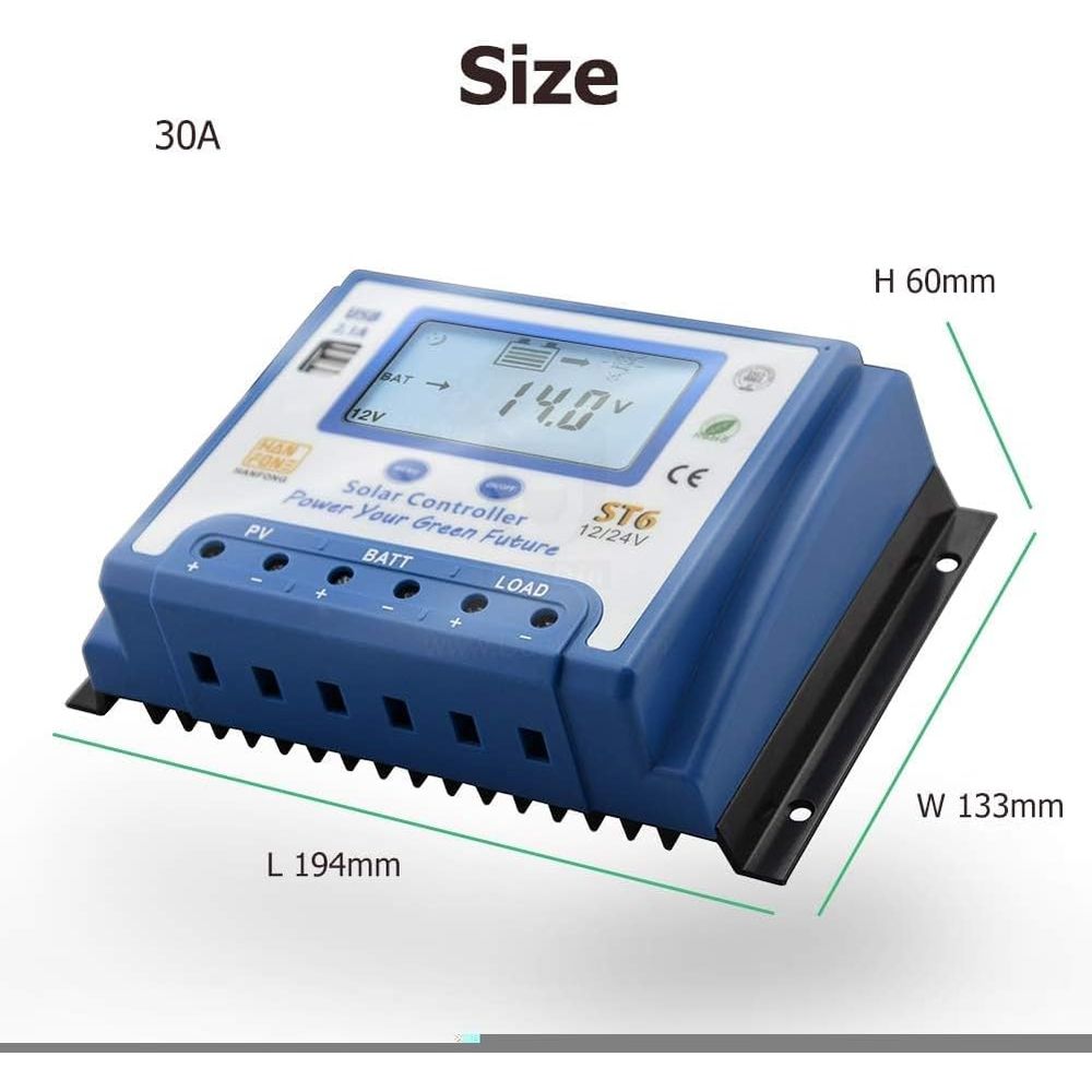 60A Solar Charge Controller 12 - đánh giá và giá Solar Panel