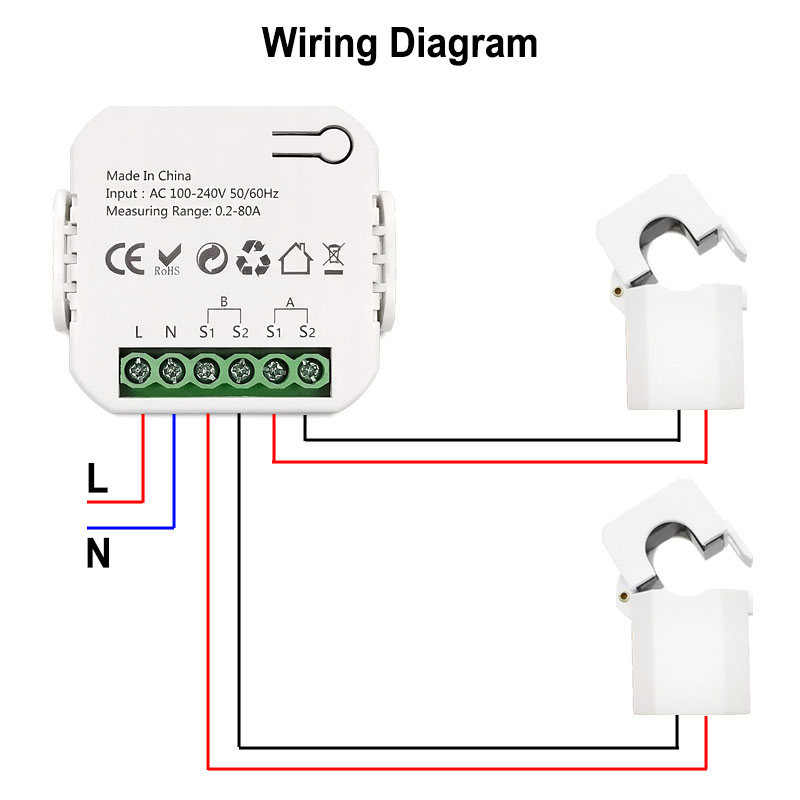 Smart WiFi Energy Meter Bidire - đánh giá và giá Energy Monitor Meter