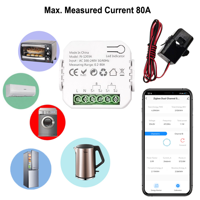 Smart ZigBee Energy Meter Bidi - đánh giá và giá Energy Monitor Meter