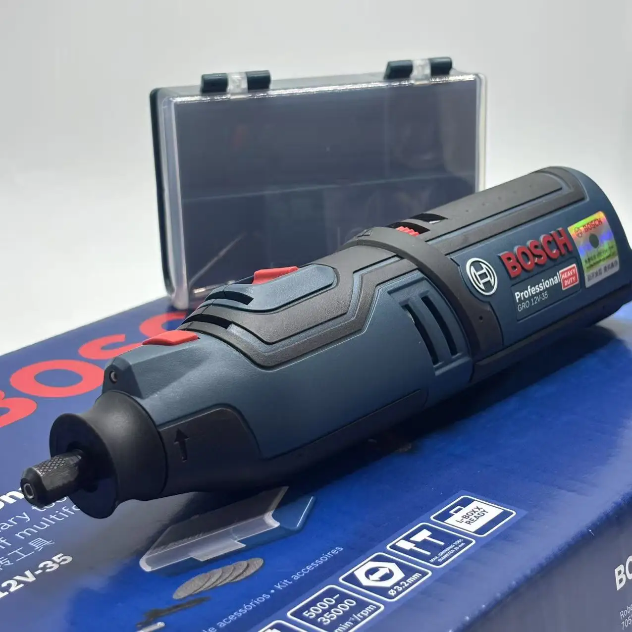 Bosch GRO 12V-35 Professional  - đánh giá và giá Lithium Battery 12V